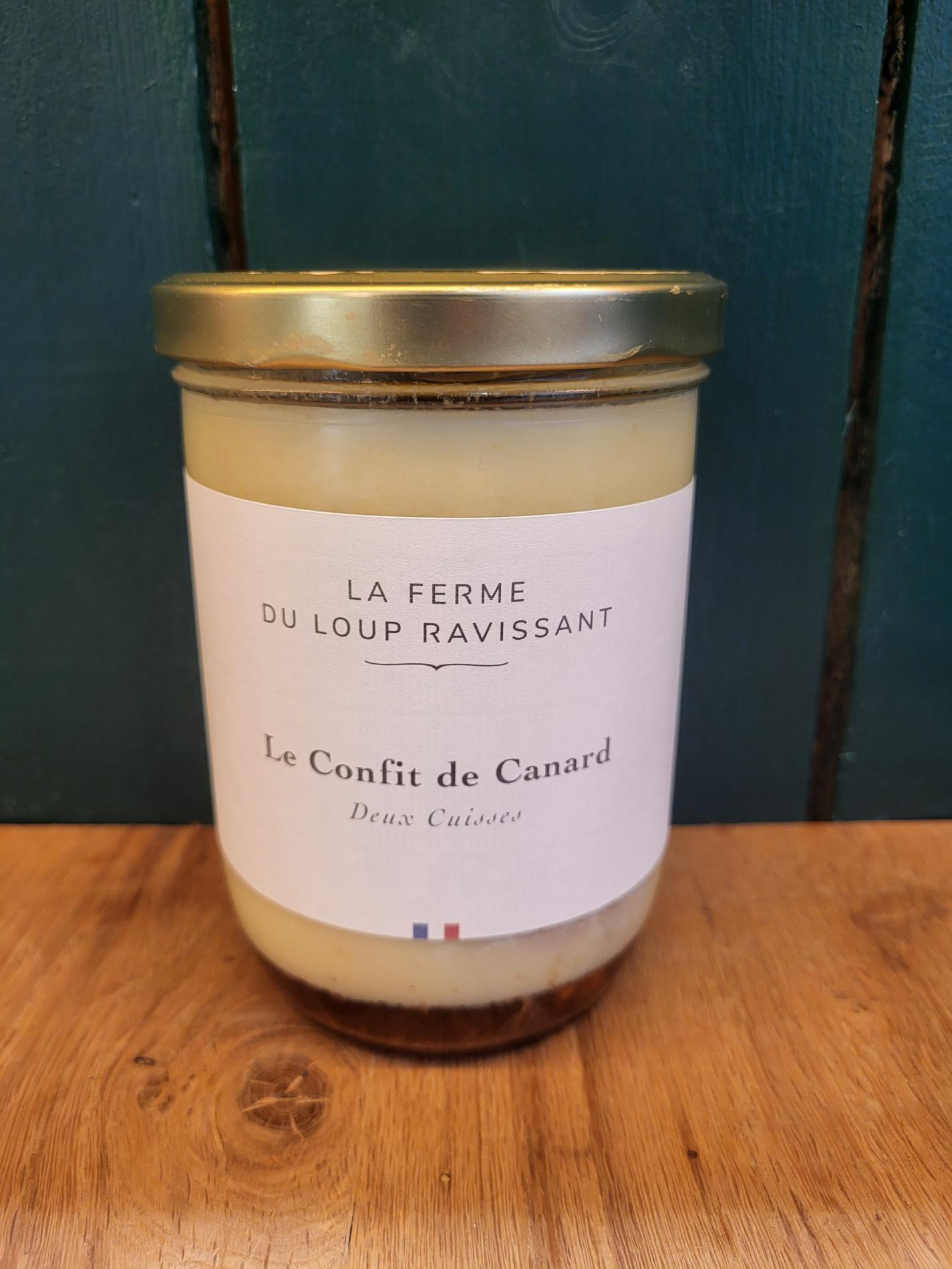 Le confit de canard (deux cuisses)