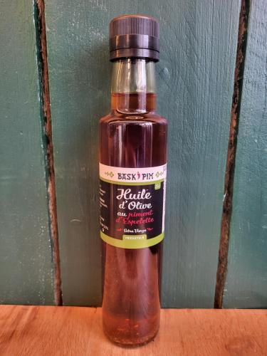 Huile d'olive au piment d'Espelette