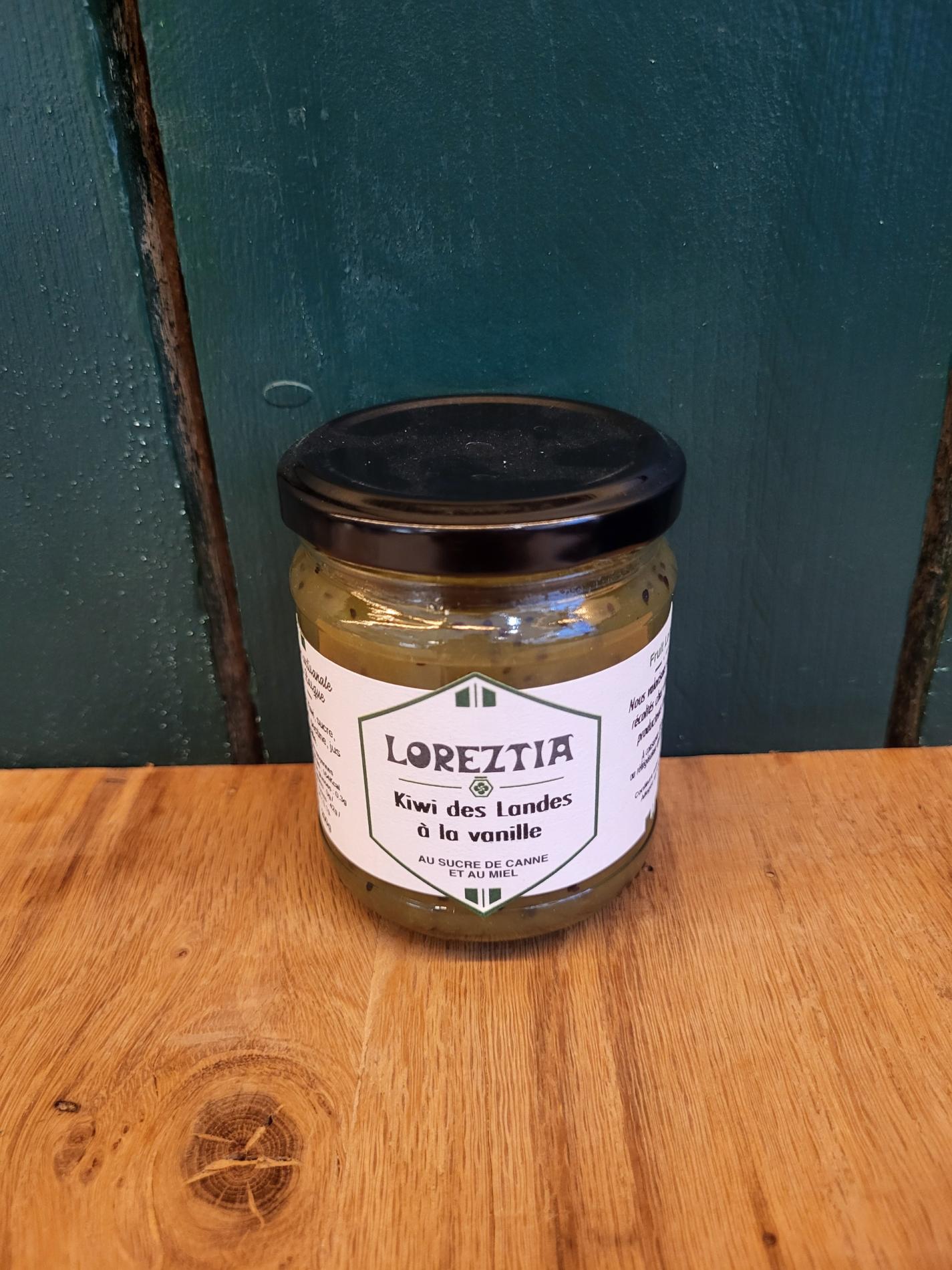 Confiture Kiwi des Landes à la vanille