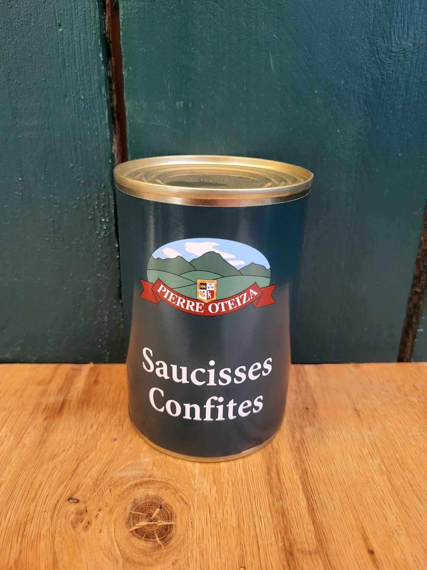 Saucisses confites