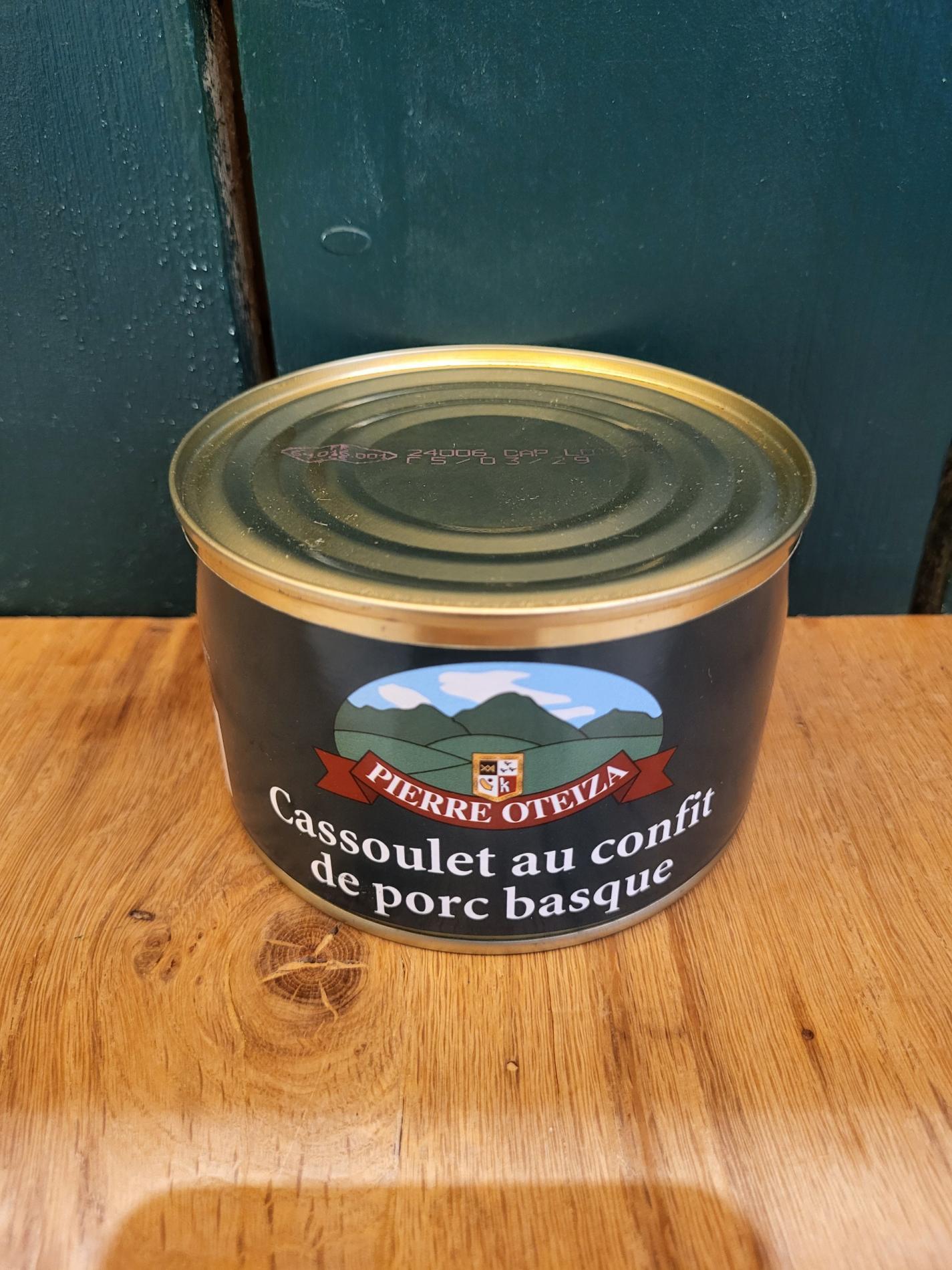 Cassoulet au confit de porc basque