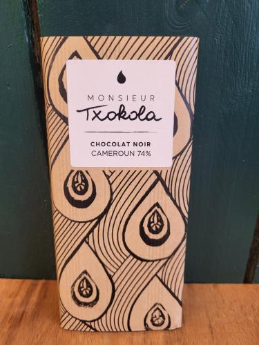 Tablette de chocolat noir du Cameroun 80%