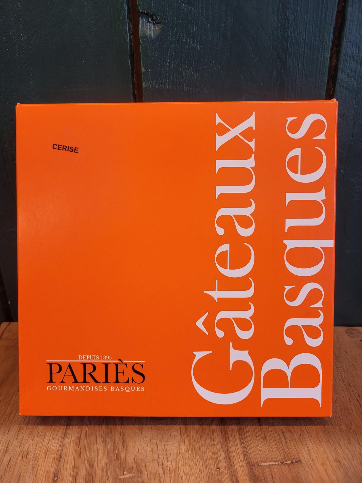 Gâteau basque à la cerise