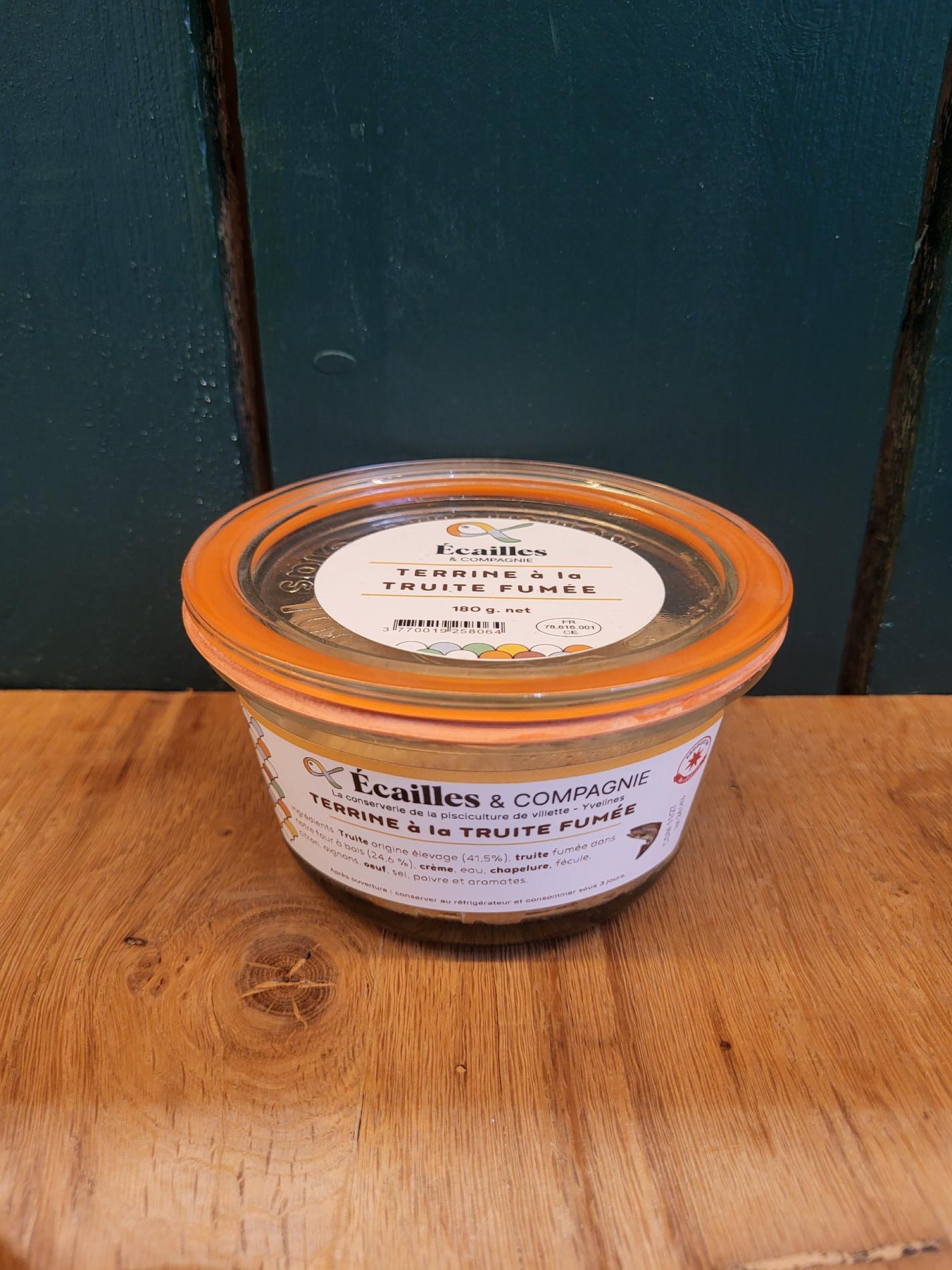 Terrine de truite fumé 180g