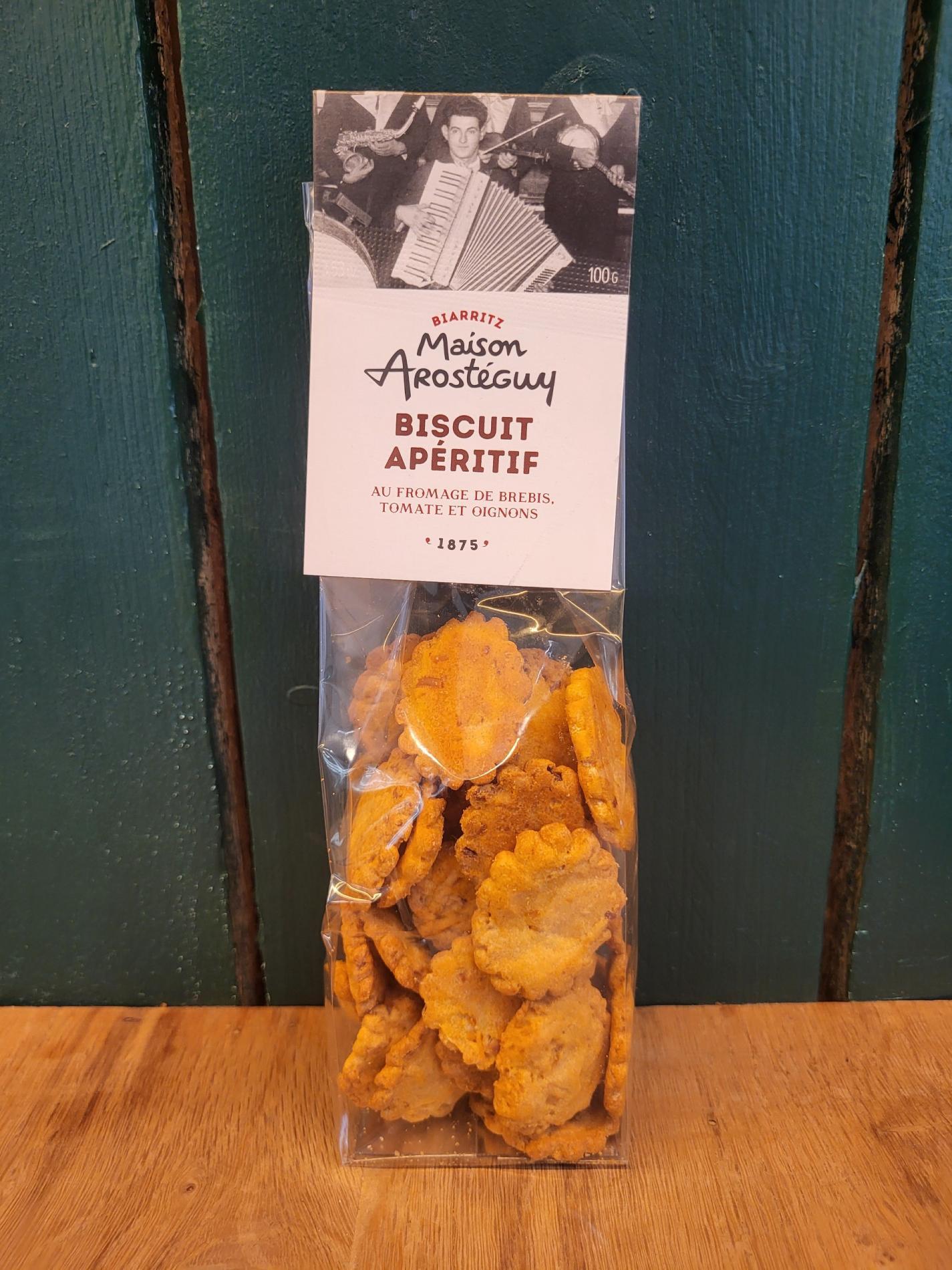 Biscuits salés fromage de brebis tomates oignons